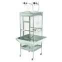 Small Select Pewter Play Top Bird Cage