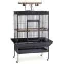 Select Black Wrought Iron PlayTop Parrot Cage
